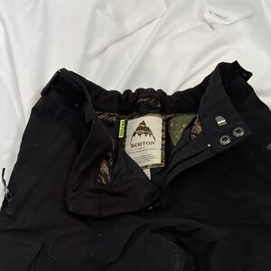Burton Kid's Black Snowboard Pants